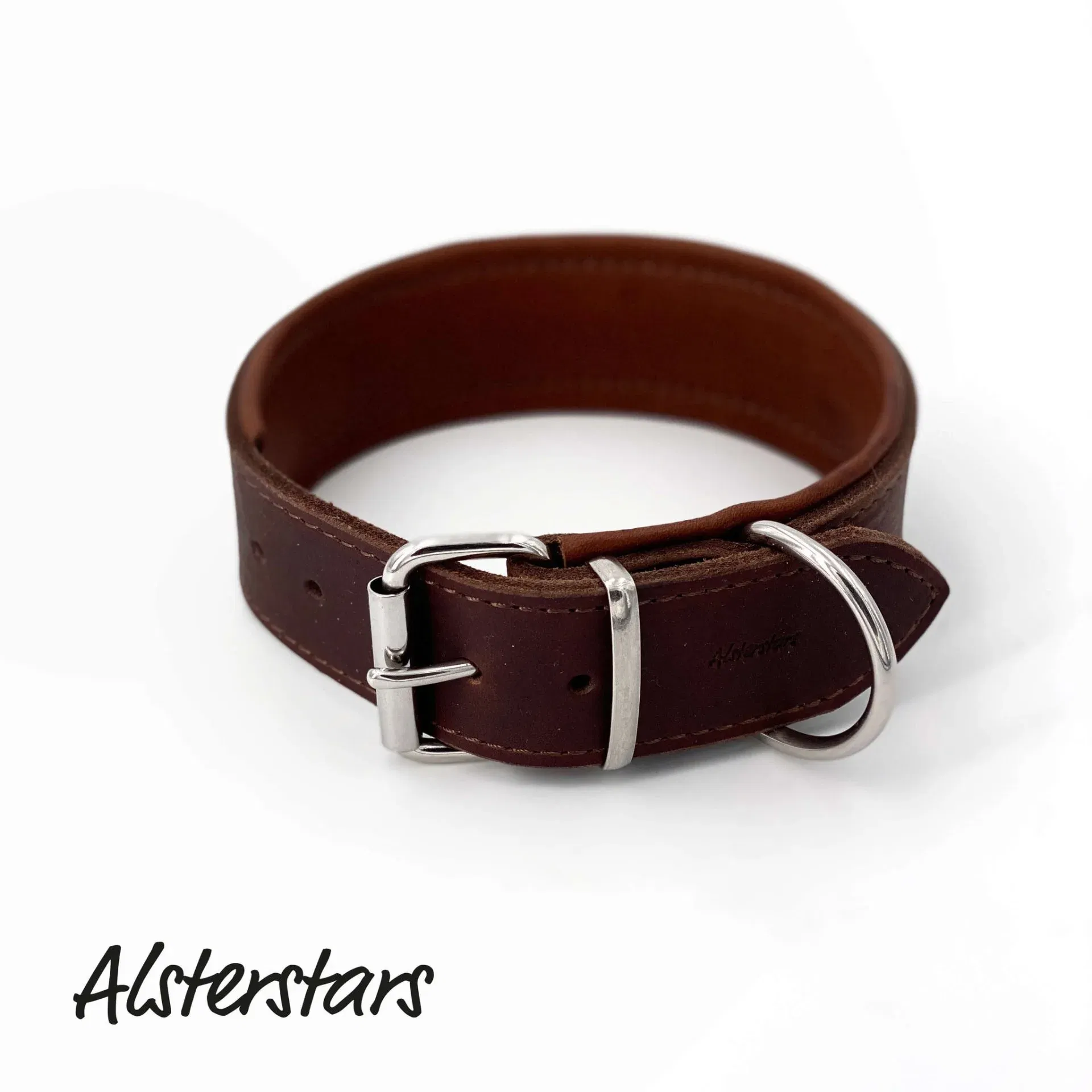 Lederhalsband "Classic Brown"