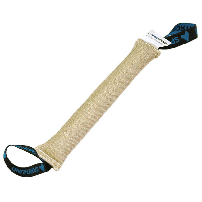 Beißwurst Jute 6 x 60 cm mit 2 Handschlaufen