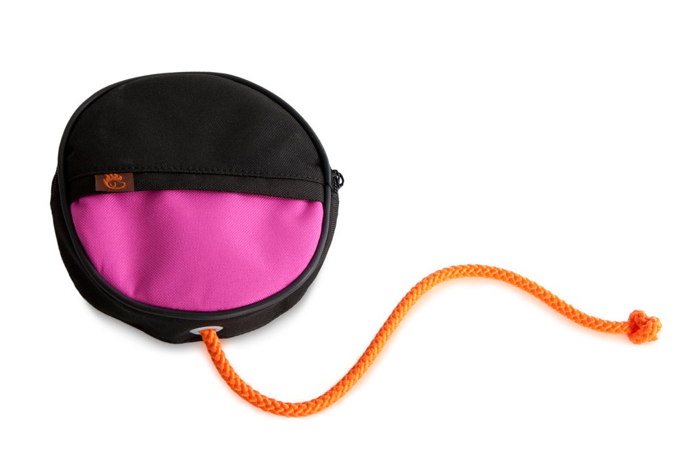 Futterdummy Snack Disc Pink-Schwarz
