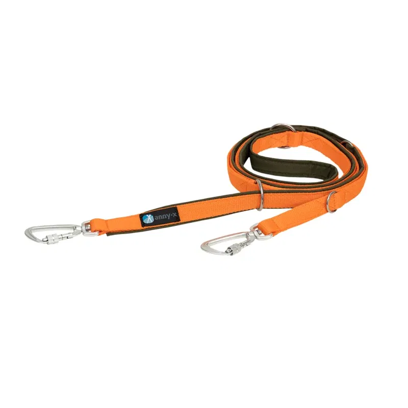 Führleine Safety Fun - Oliv / Orange 