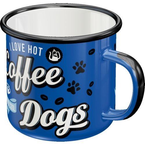 Pfotenschild - Hot Coffee & Cool Dogs - Becher
