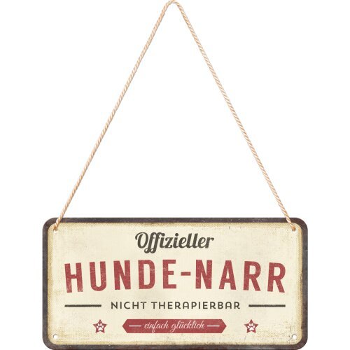 Hunde-Narr_Blechschild