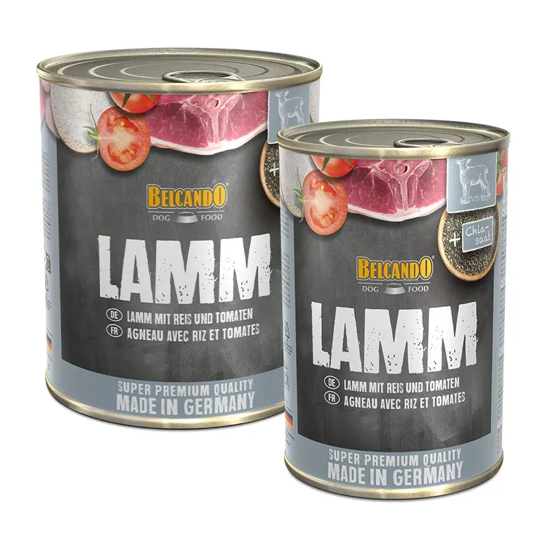 Menü Dosen Lamm mit Reis und Tomate