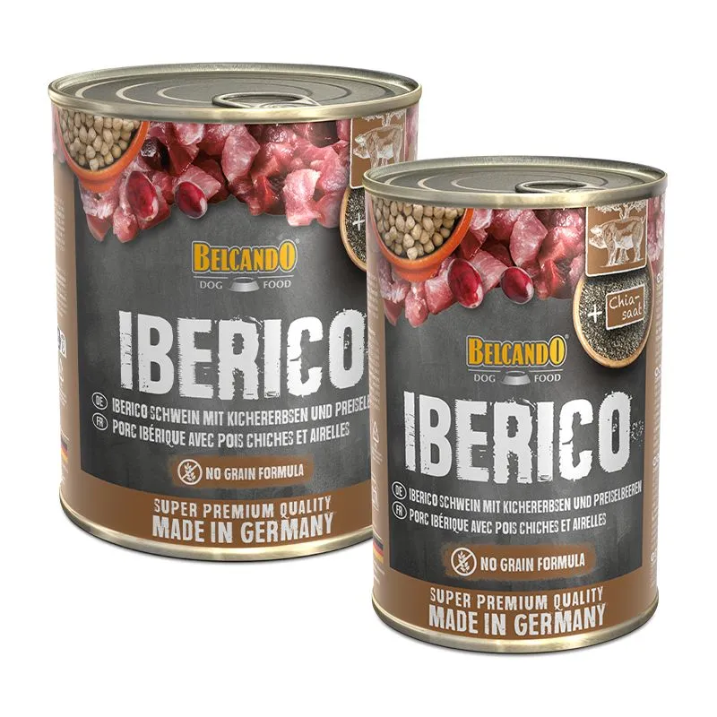 Menü Dosen Iberico mit Kichererbsen