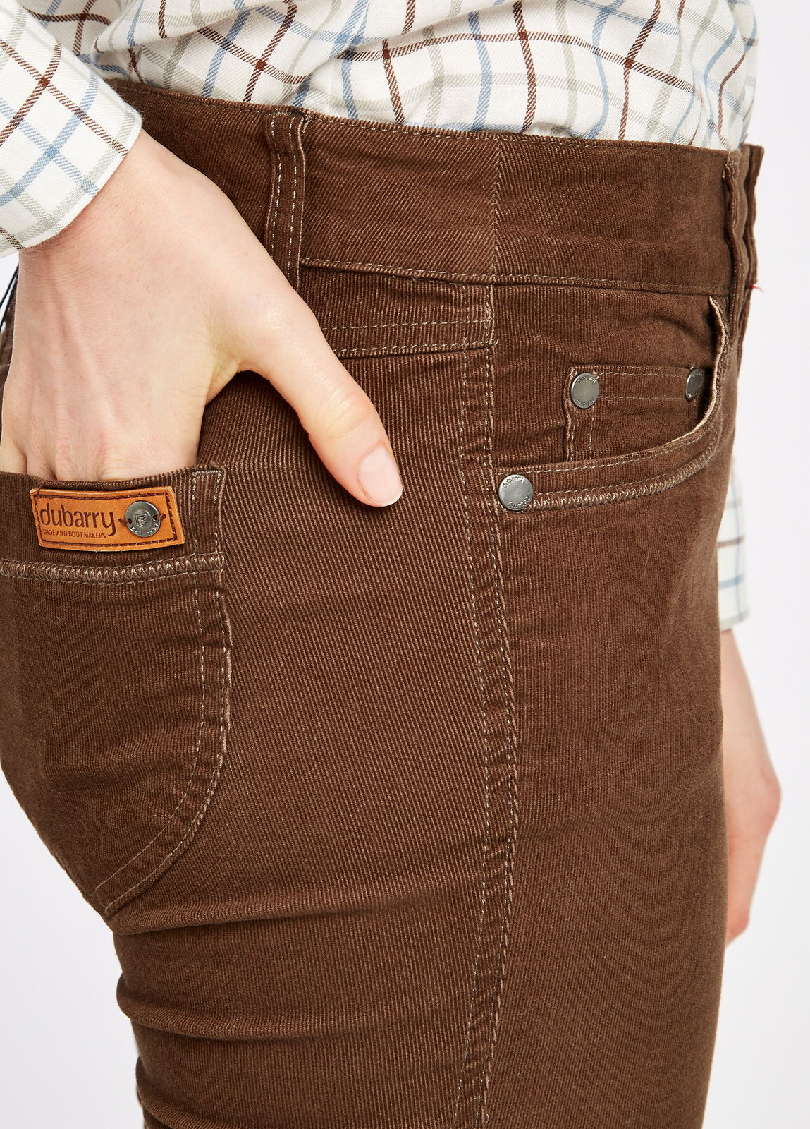 Cordhose von Dubarry in Braun