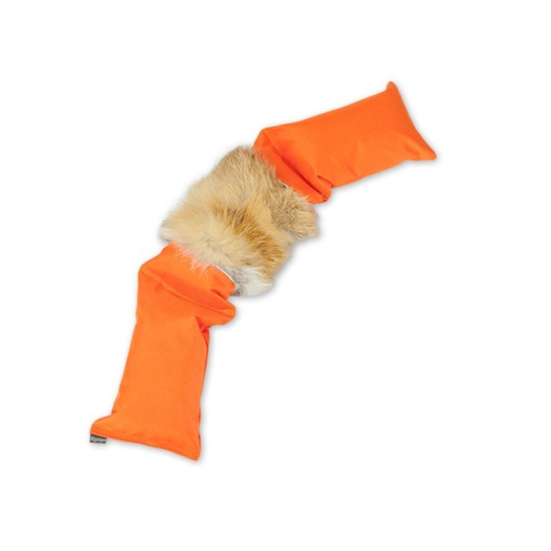 Dummy JUNIOR 3-teilig Orange mit Fuchsfellring