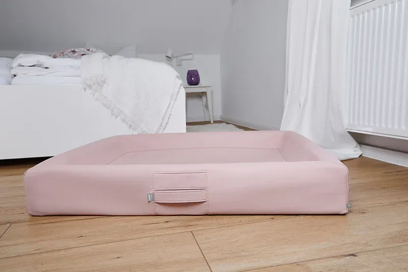Ammi Dog Hundebett in rose - Kunstleder Hundebett