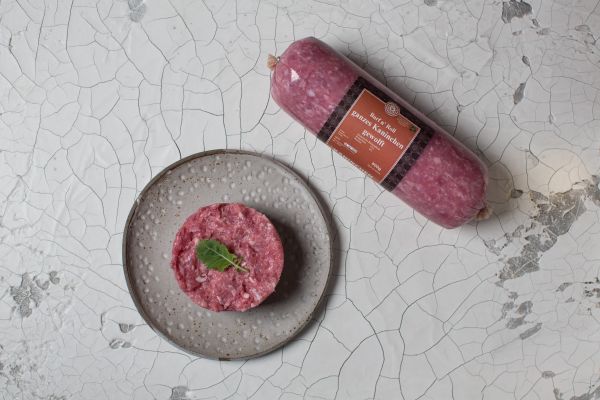 Barf n´Roll ganzes Kaninchen gewolft 