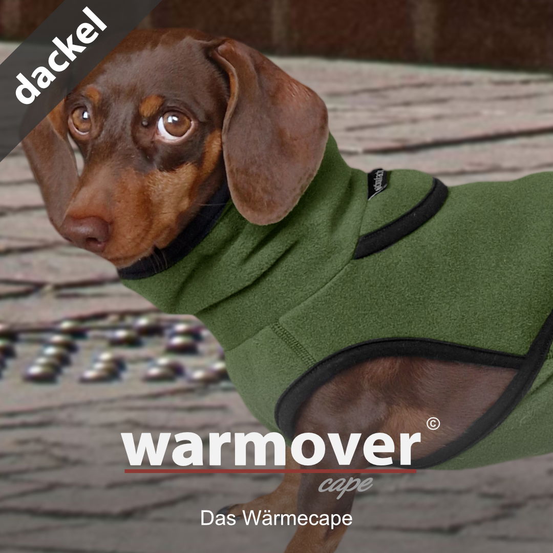 Warmover Fleece Cape Pine Green Dackel