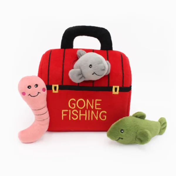 Zippy Burrow - Angelkiste mit Fischen und Wurm