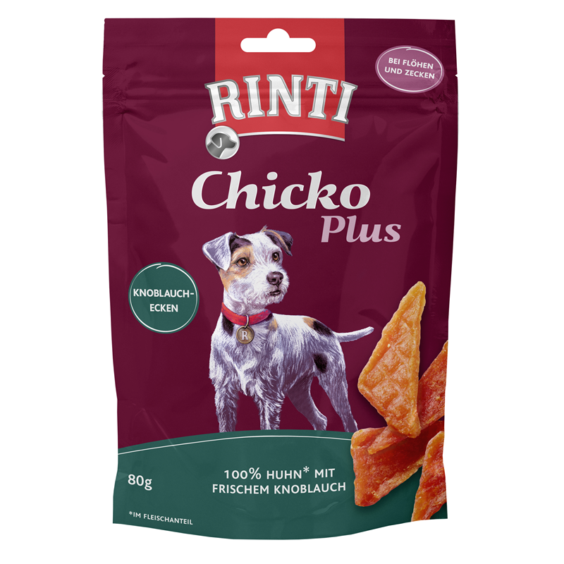 Chicko Knoblauch-Ecken – Snack mit Huhn & Zeckenschutz
