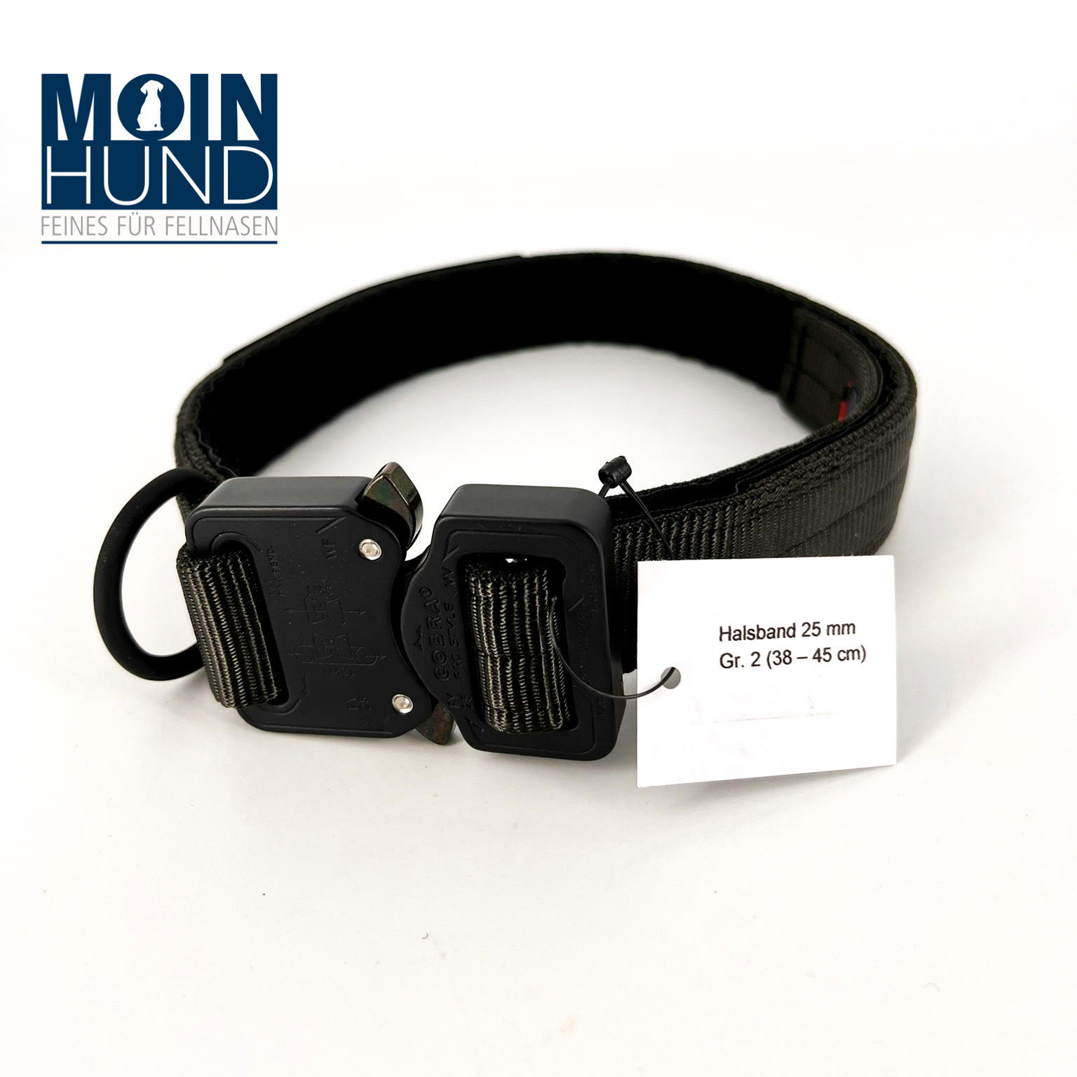 Halsband 25mm - "BLACK"