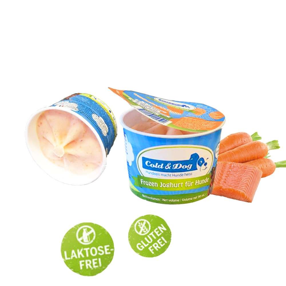 Cold & Dog - Frozen Joghurt mit Wildlachs