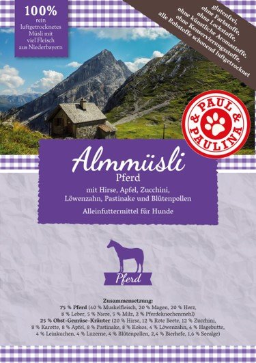 Paul & Paulina - Almmüsli Pferd