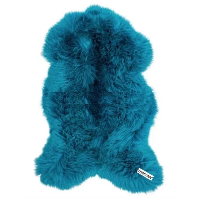 Schaffell Blau