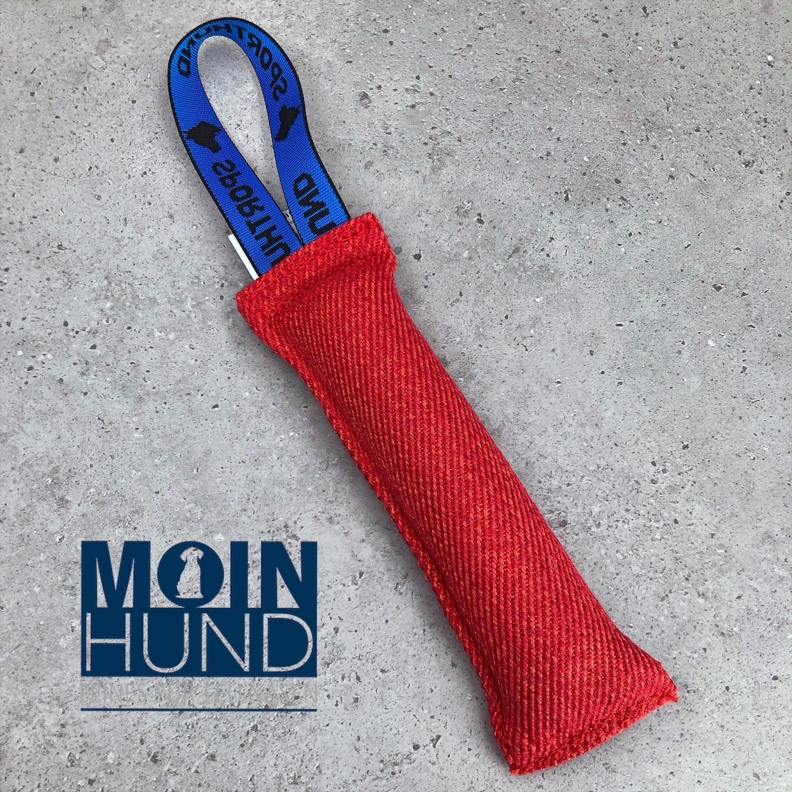 Sporthund - Beißwurst Schlauch 5 x 25cm Rot