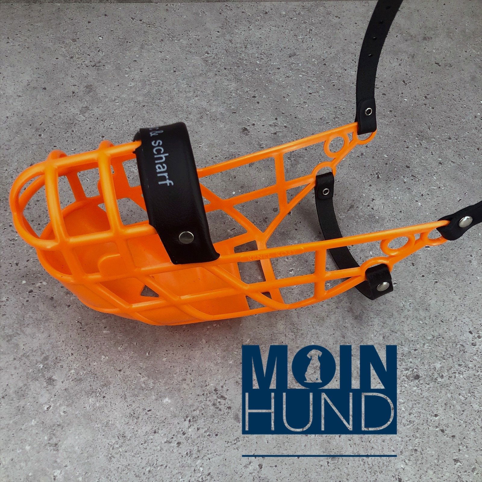 Chic & Scharf Windhundmaulkorb Ultraflex Orange