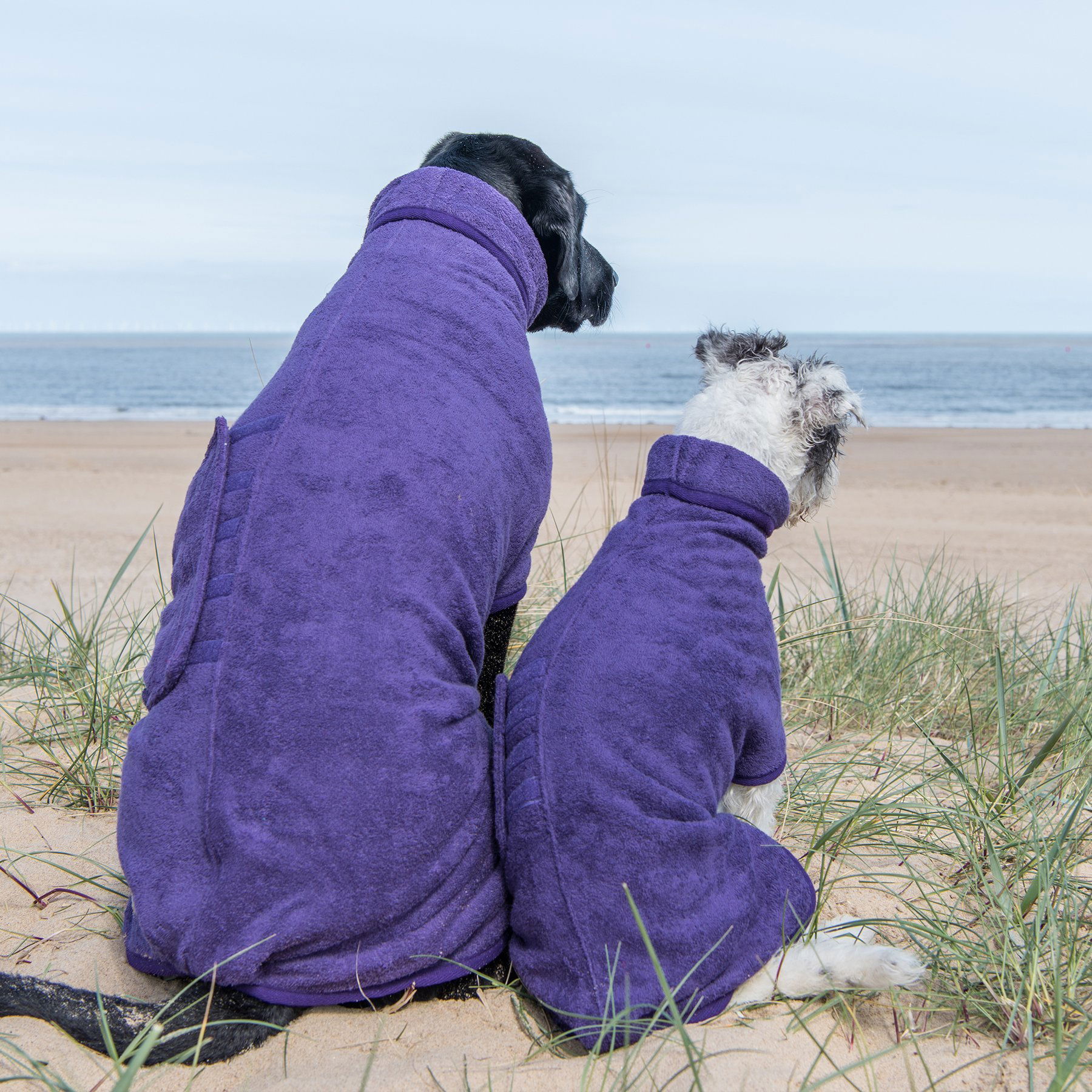 Ruff & Tumble - Hundebademantel Classic - Lila