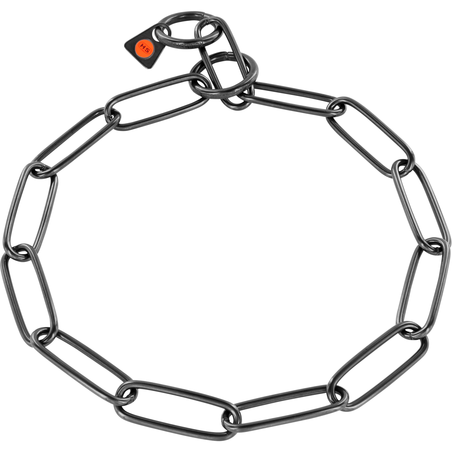 Sprenger Halskette 3mm schwarz langgliedrig