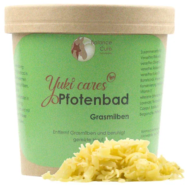 Pfotenbad Grasmilben