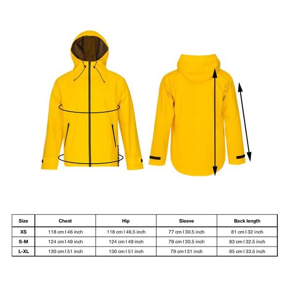 Human Visibility Regenmantel GELB - Unisex Fit