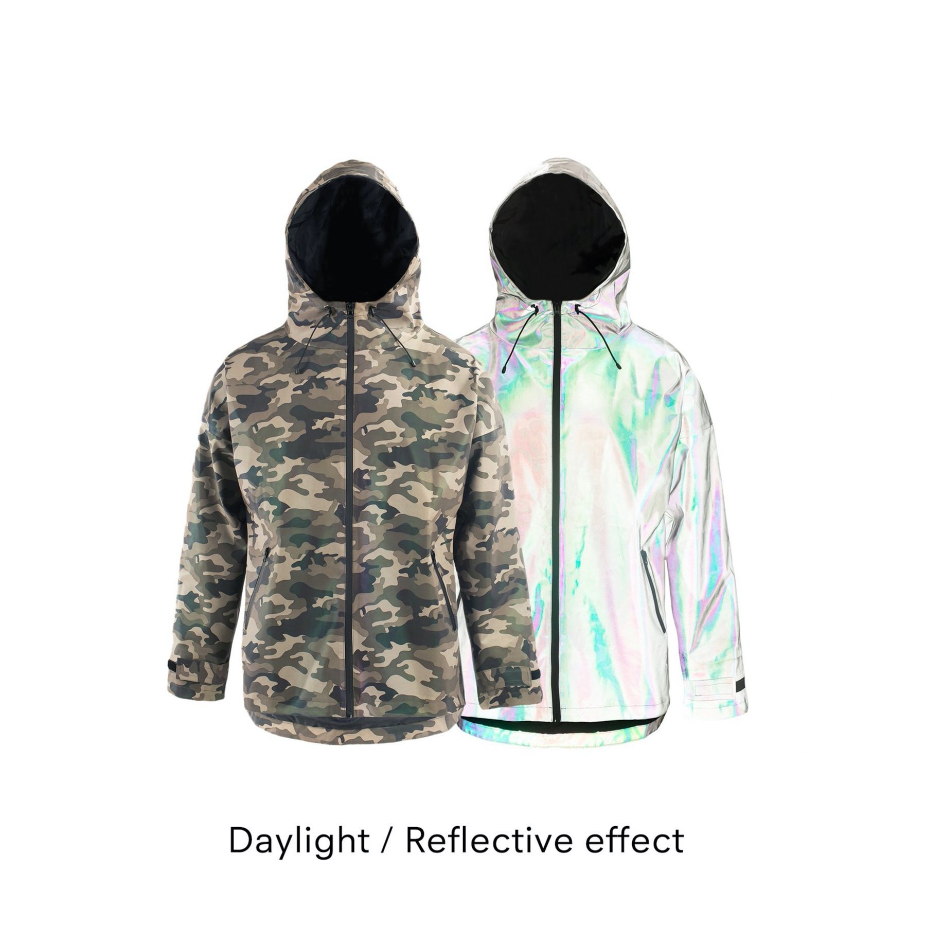Human Visibility Regenmantel CAMO - Unisex Fit
